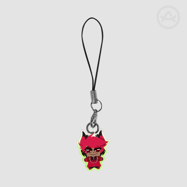 Mini Alastor - Glitter Phone Charm