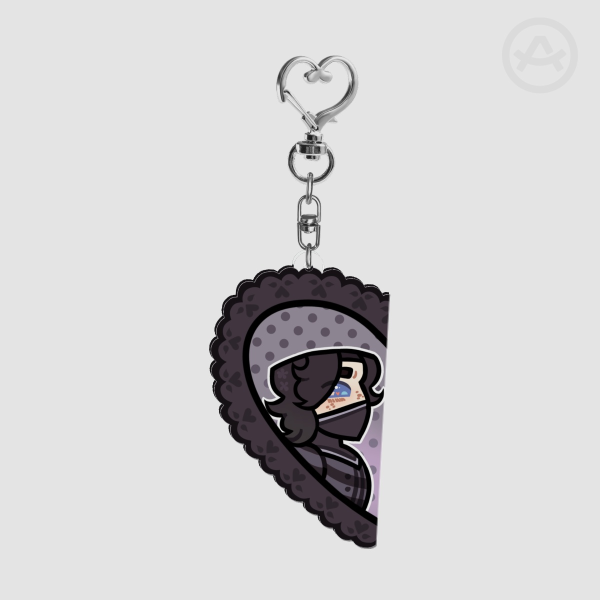 Zane Heart Keychain