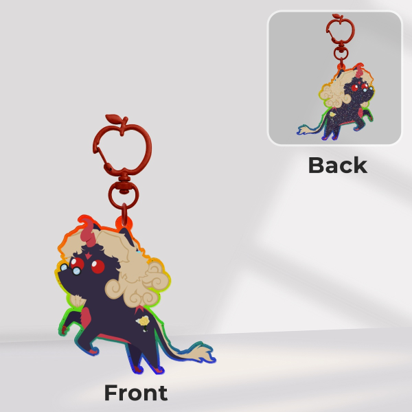 Knight-Mare - Classic Glitter Keychain