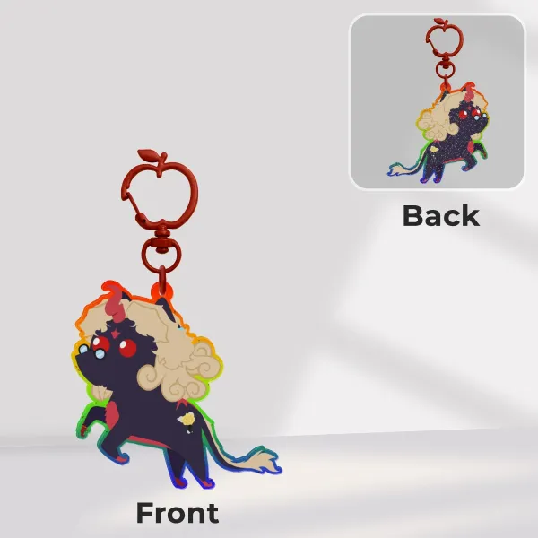 Knight-Mare - Classic Glitter Keychain