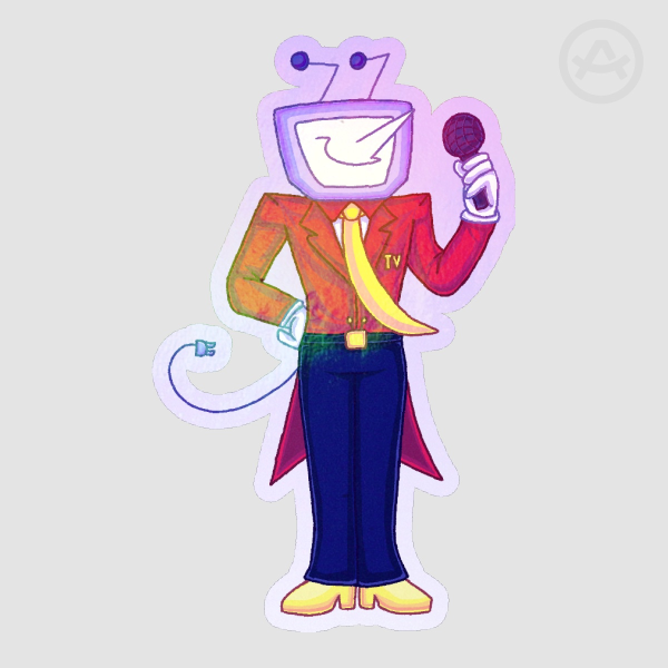 Deltarune Tenna Sticker