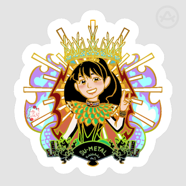 SU-METAL Metal Forth sticker
