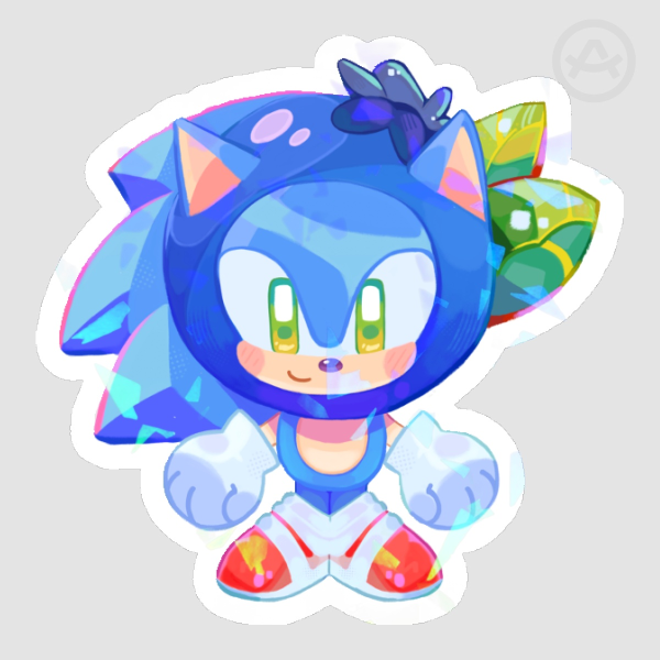 Sonic Blueberry Sticker