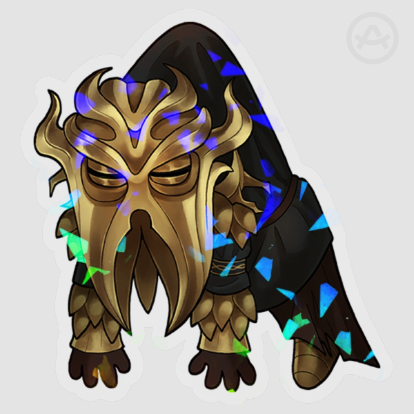 Hanging Miraak Sticker