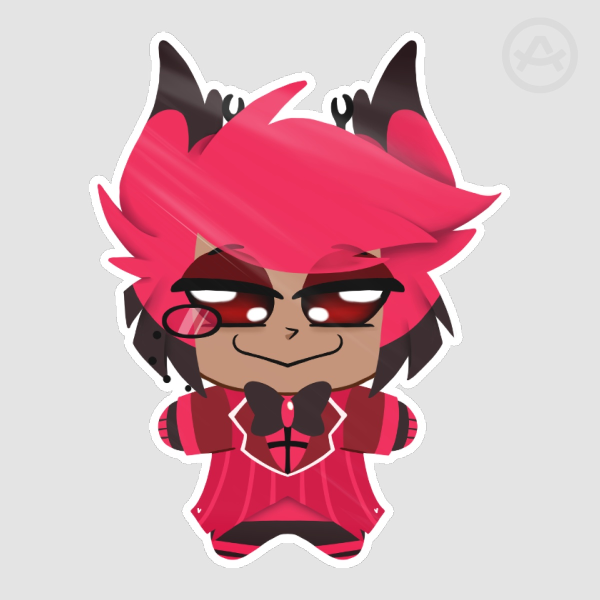 Mini Alastor - Glossy Sticker