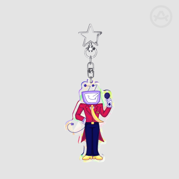 Deltarune Tenna Keychain
