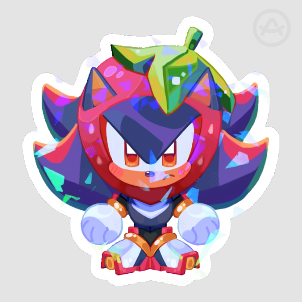 Strawberry Shadow Sticker