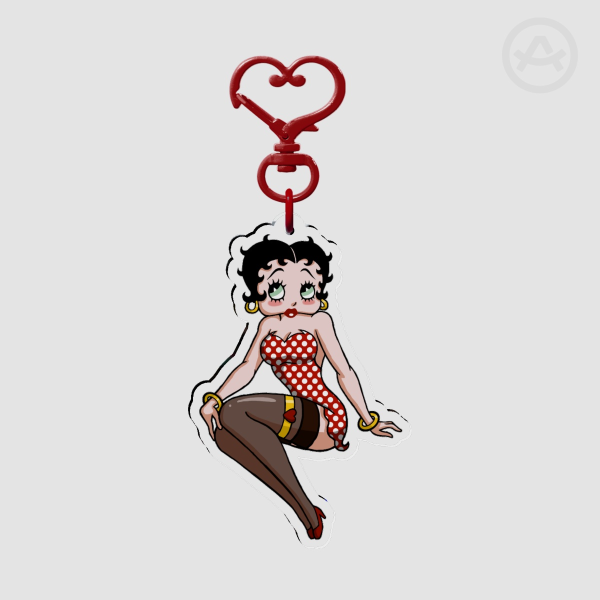 Betty Boop Acrylic Keychains