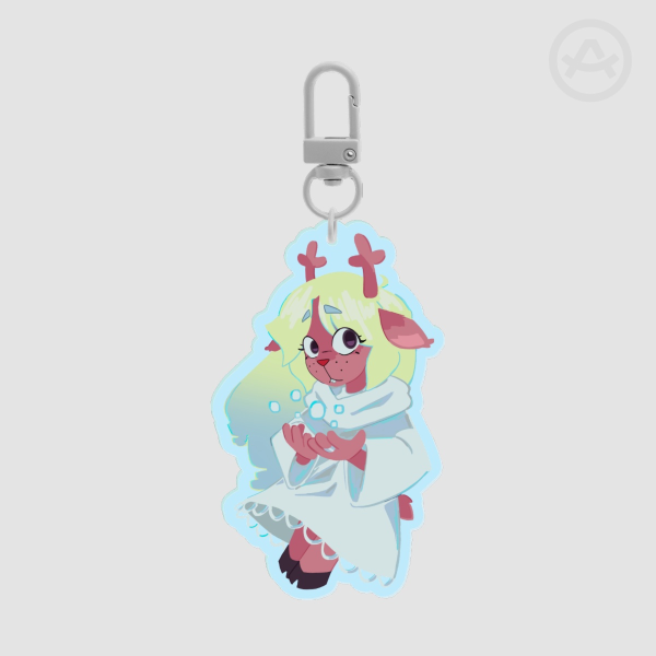 Noelle❄️ (deltarune) Colored Edge Acrylic Keychain