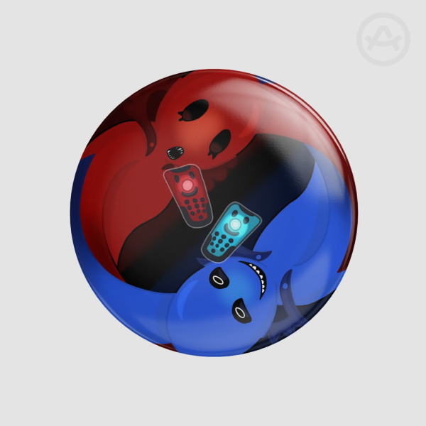 (Pressure) Imaginary Friends Glossy Pin