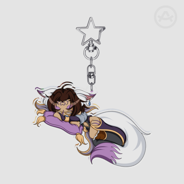 Sleepy Gale Clear Acrylic Keychains