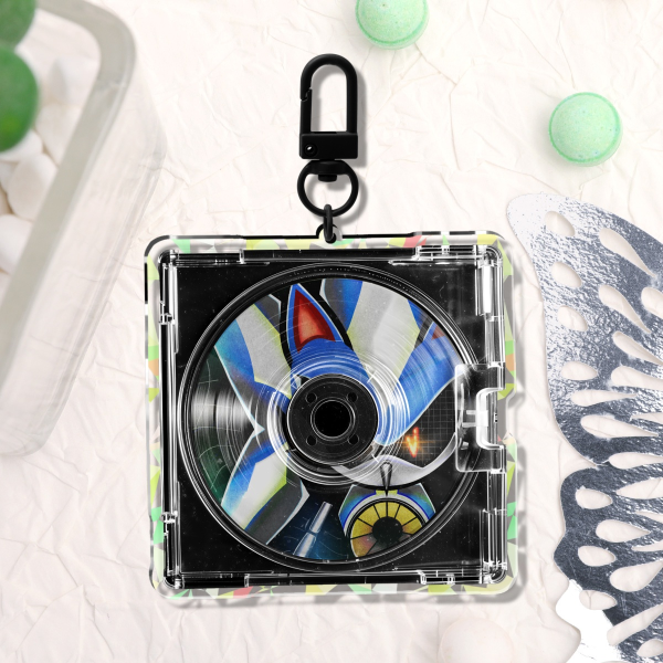 Neo Metal Sonic Broken Glass Acrylic Keychain
