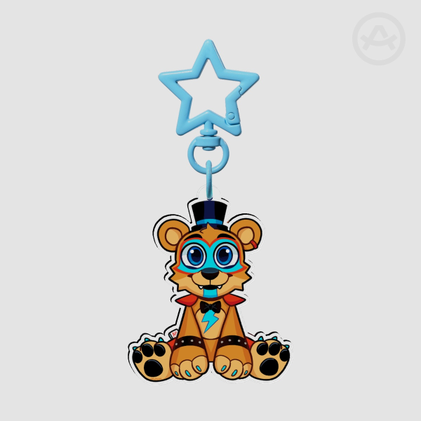 Glamrock Freddy Plush - Keychain