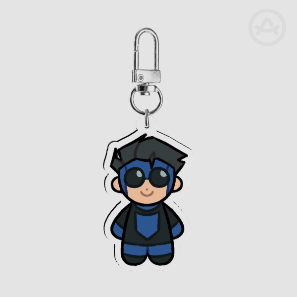 Blue Invincible Keychain