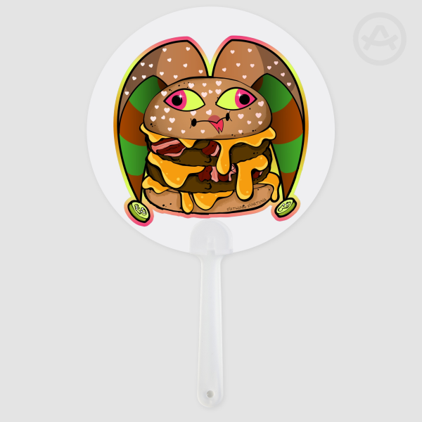 Burger Fizz Hand Fan