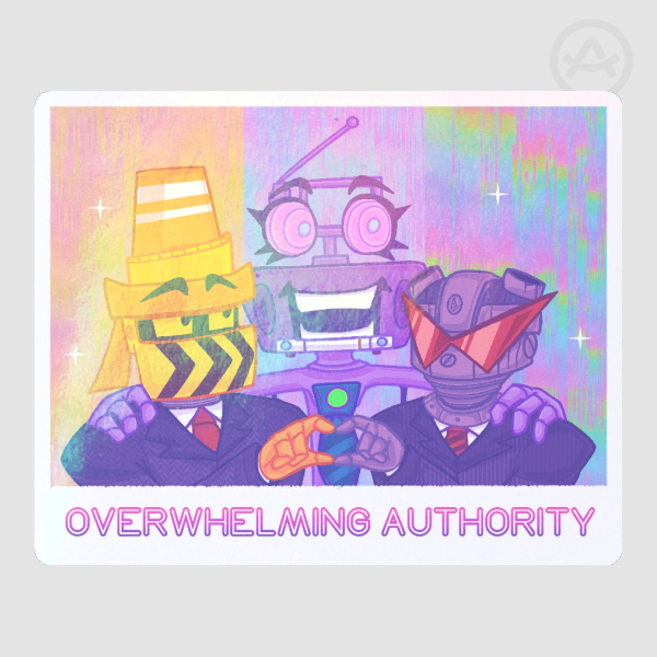 The Directors "Overwhelming Authority" Sticker