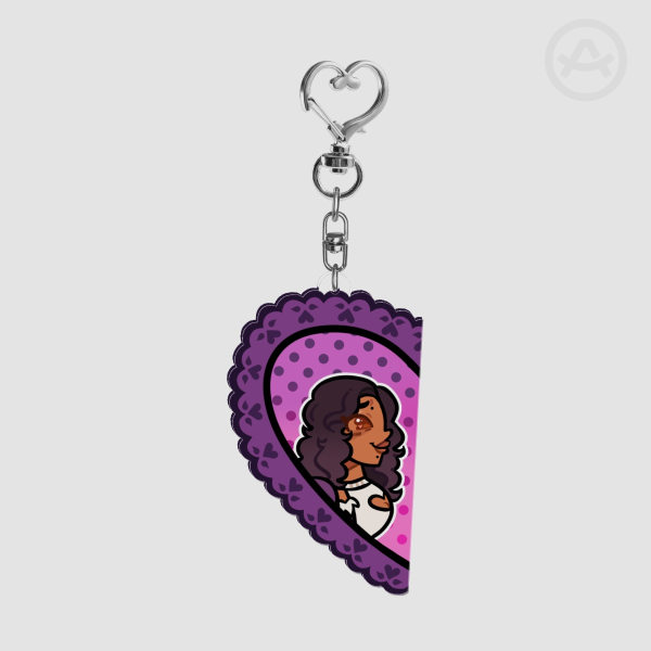 Aphmau Heart Keychain