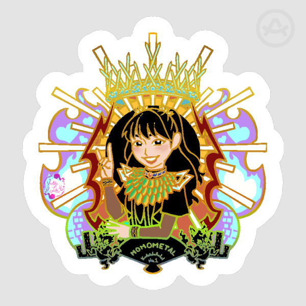 MOAMETAL Metal Forth sticker
