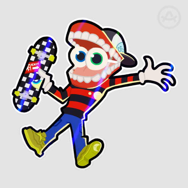 Hello Fellow Humans! - Caine's Human Disguise Sticker - Without Text