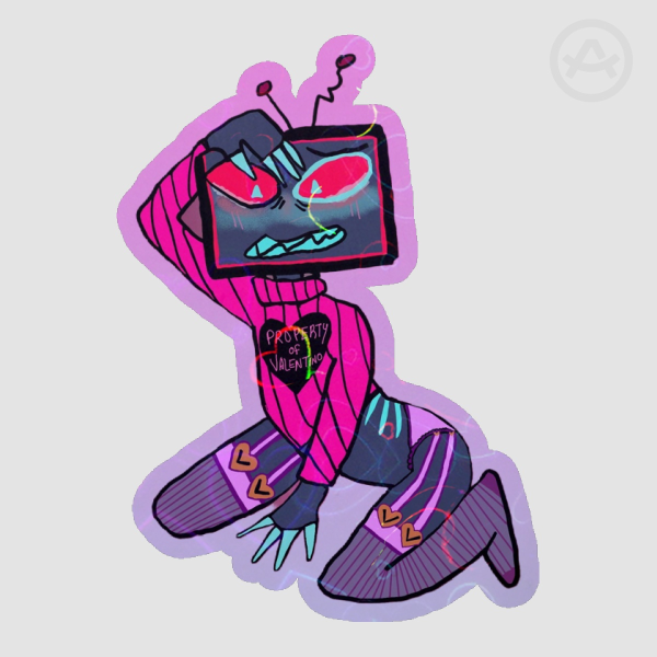 Voxxxxy Colored Edge Die Cut Sticker