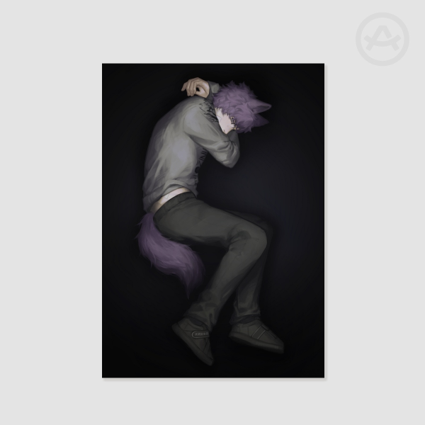 Wolf Wolf Print