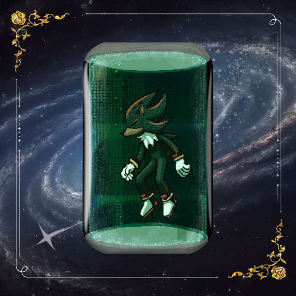 Shadow the Hedgehog stasis chamber holographic pin
