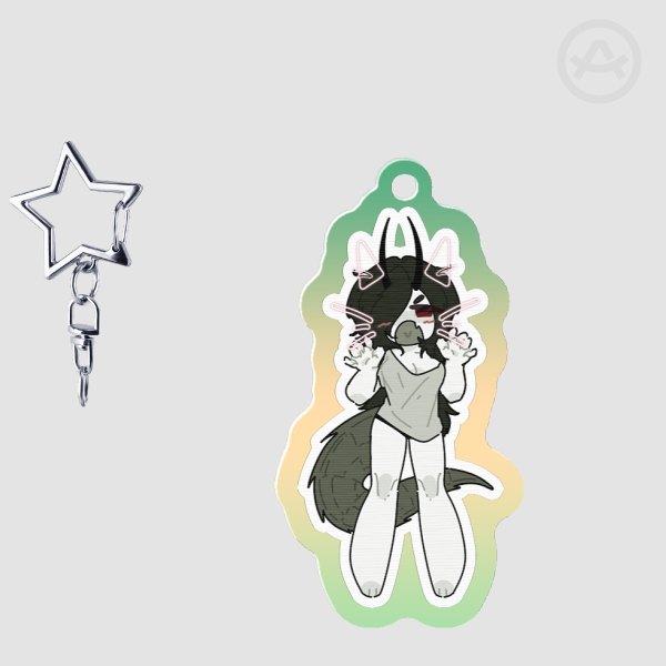 Croix 'Cat Filter' Lenticular Acrylic Pendant
