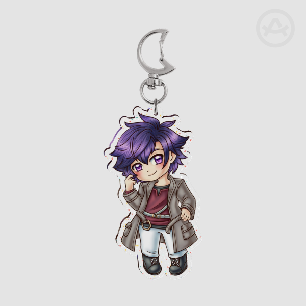 Rean Glitter Acrylic Keychains
