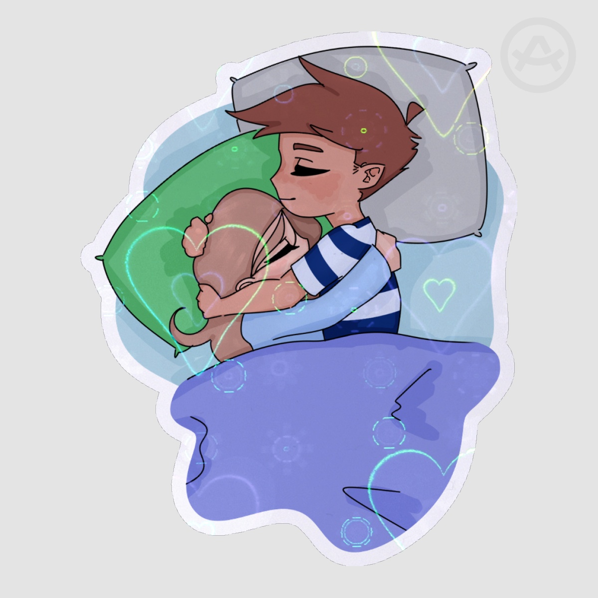 PearlScar nap Sticker