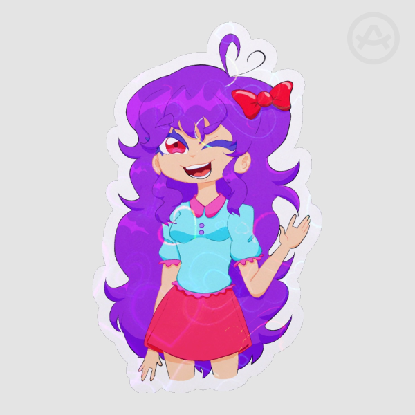A sticker of Joy