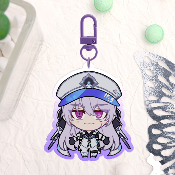[ Elsword Fanmerch ] Overmind Minimini Clear Keychain
