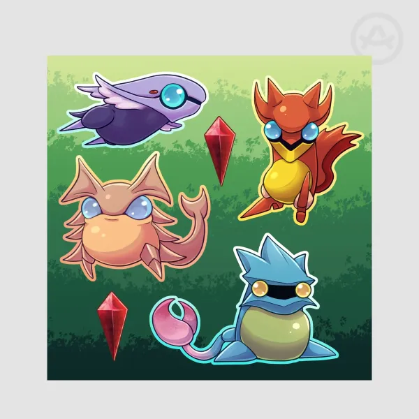 Djinn sticker sheet