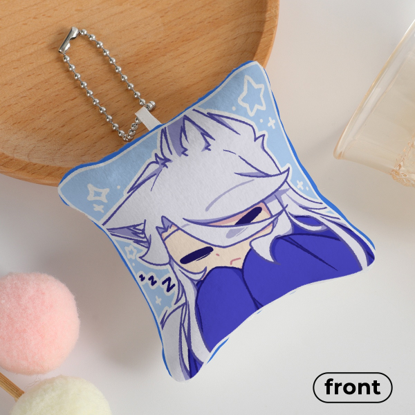 OC | Raiko mini pillow keychain