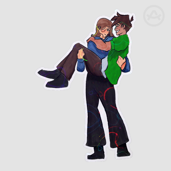 PearlScar carry Sticker