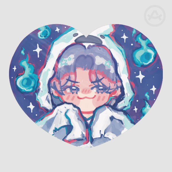 [Virtual Strangers] Ji9Star Heart Sticker