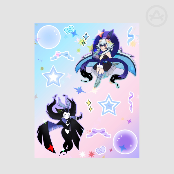 Noctua & Solitarius - Sticker Page