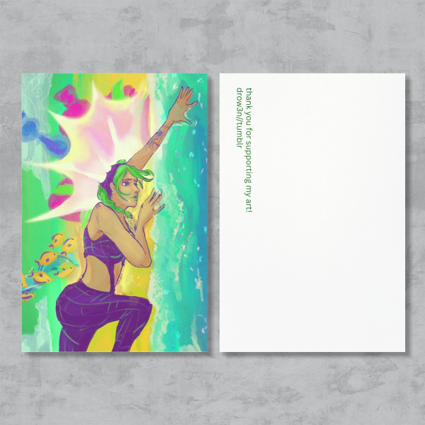 [JJBA] distant dreamer postcard print