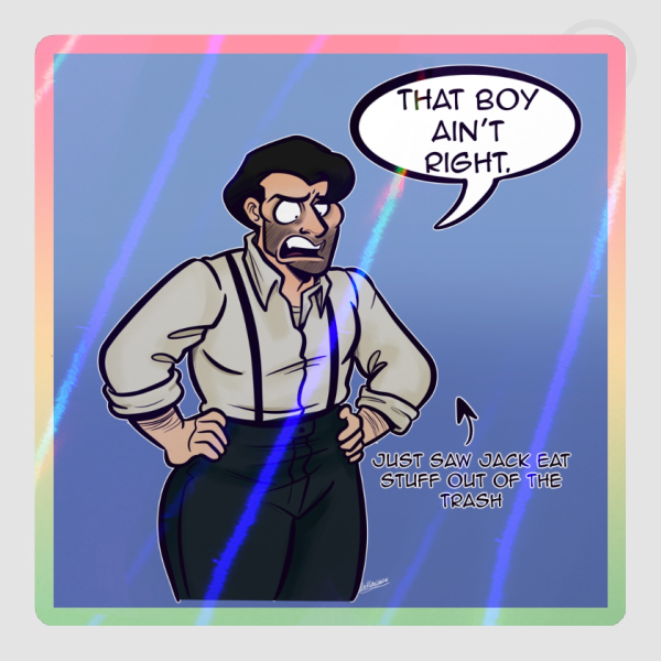 That boy ain’t right Die Cut Stickers