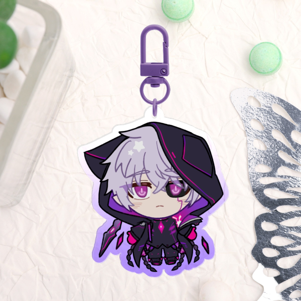 [ Elsword Fanmerch ] Mad Paradox Minimini Clear Keychain