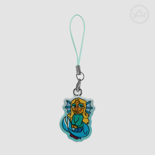 Karp epoxy phone charm