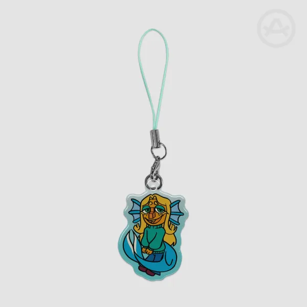 Karp epoxy phone charm