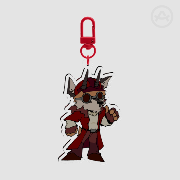 Piggy Kona Klipspringer Acrylic Keychain