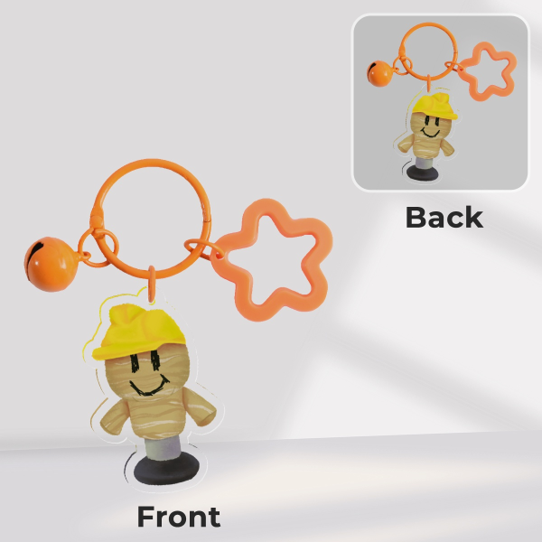 Mannequin Mark Plush Keychain