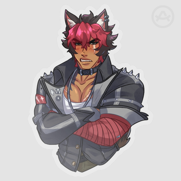 Manato Clear PET Vinyl Die Cut Sticker