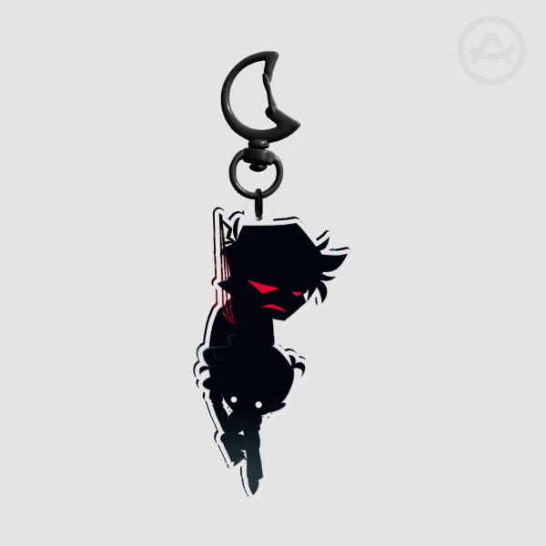 【𝐈𝐧𝐬𝐚𝐧𝐢𝐭𝐲】- Shadowmedia keychain.
