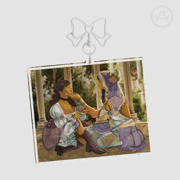 Irene and Aphmau - MCD Glitter Acrylic Keychains