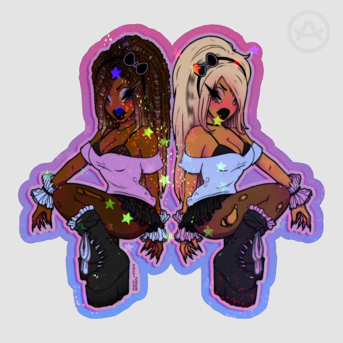 Scene Queenz - Holo Sticker