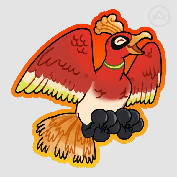 Ho-oh Sticker