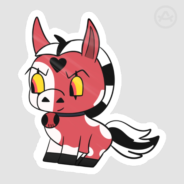 Blitzø Chibi Horse Sticker