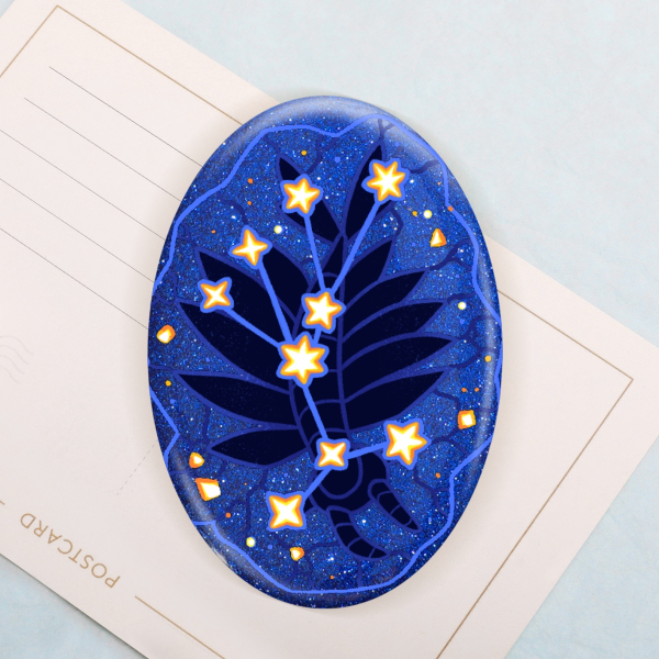 Anomalocaris Constellation Oval Holographic Badge